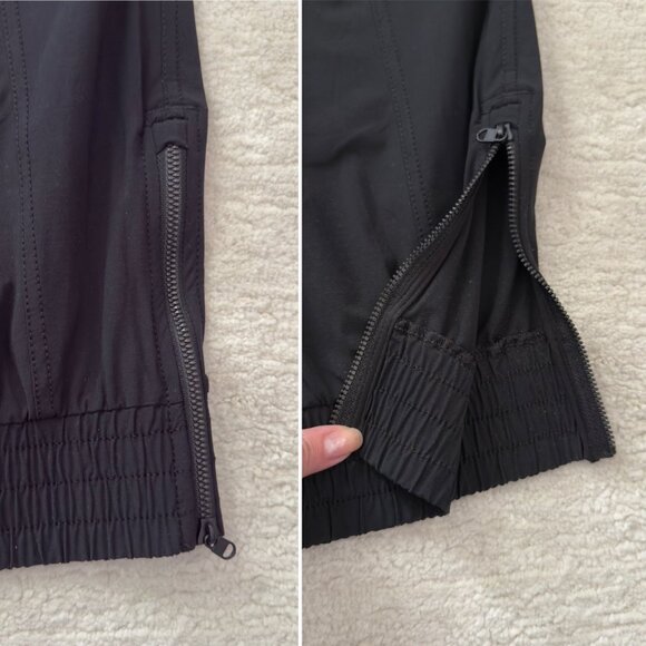 Calia Stretch Pants Size XL Black Pull On Jogger Style Zipper Hem Comfortable - Picture 2 of 12